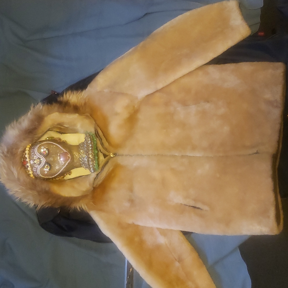 Vintage Women's Fur Parka, handmade